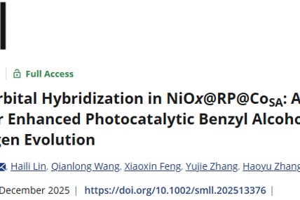 金昕/贾雪梅/曹静团队在《Small》发表光催化苯甲醇氧化耦合产氢研究新进展